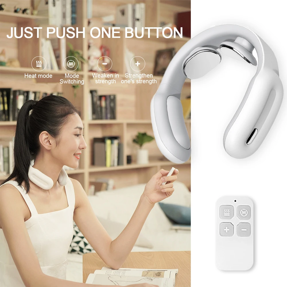 Умный Электрический массажер для шеи и плеч облегчение боли уход за здоровьем