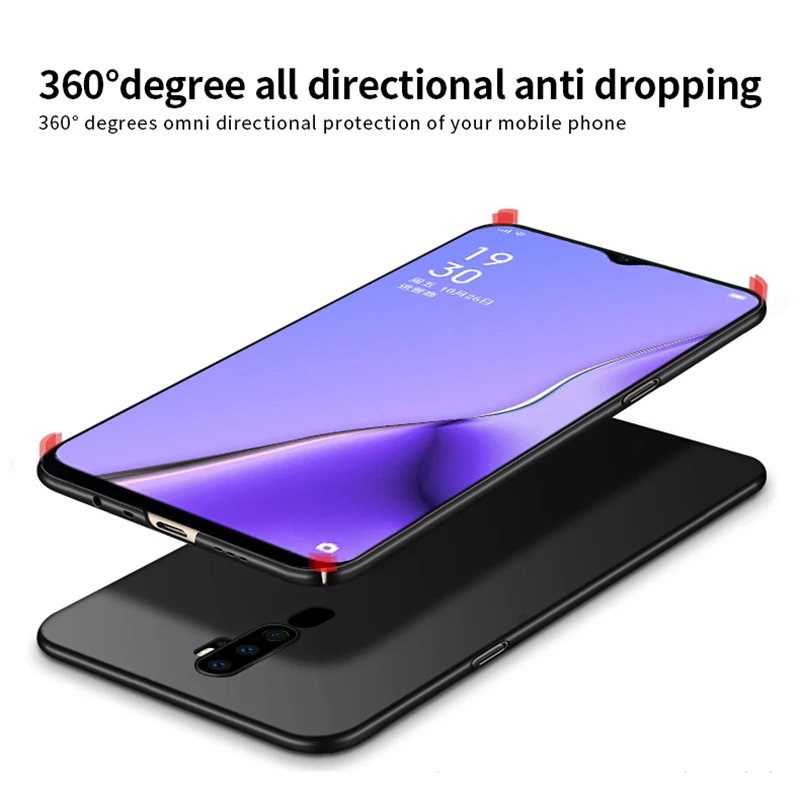 

For Cover Oppo A5 2020 Case Stylish Smooth Skin Ultra Thin PC Matte Phone Case For Oppo A5 2020 Case Cover For Oppo A5 2020