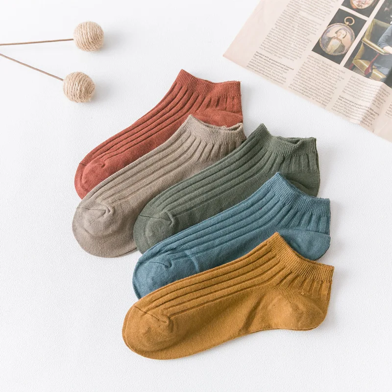 

10 пара/лот Дышащие носки в полоску в стиле ретро; цвет синий, серый; модные мужские деловые носки