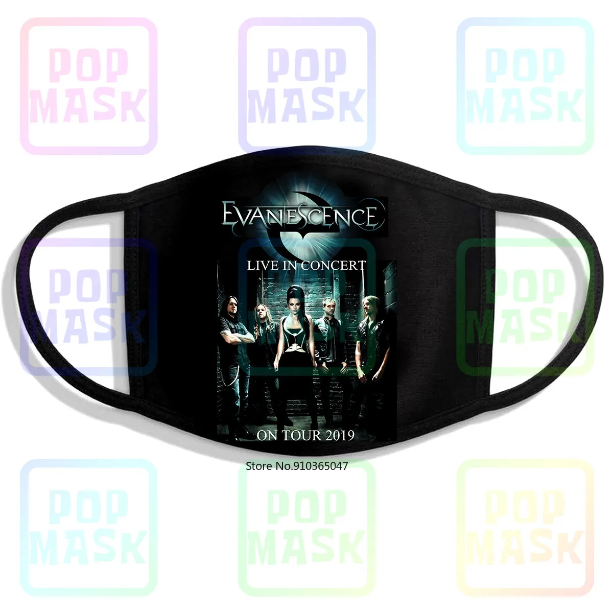 Ограниченная экскурсия в 2019 Evanescence Live In Concert на многоразовой хлопковой