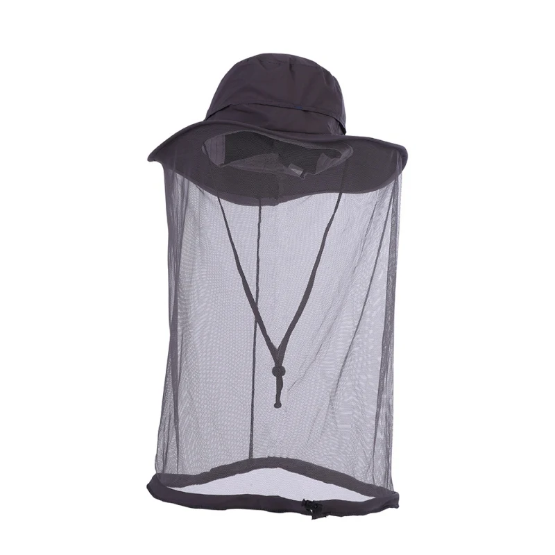 Рыбацкая Кепка Женская Мужская сетчатая крышка Анти Москитная быстросохнущая