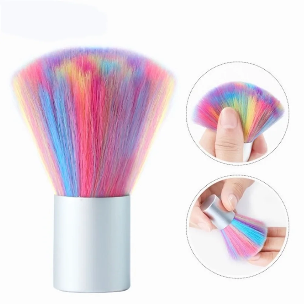 

1 Pcs New Colorful Nail Dust Clean Brush Nail Art Manicure Pedicure Soft Remove Dust Acrylic Clean Brush Nail Care Tools
