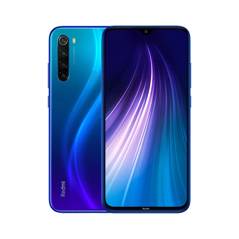 Neptune Blue Xiaomi Redmi Note 8 с глобальной версией, 48 МП, 4 Гб ОЗУ, 128 Гб ПЗУ, Смартфон Snapdragon 665, четыре ядра, FHD экран 6,3 дюйма - Color: Neptune Blue