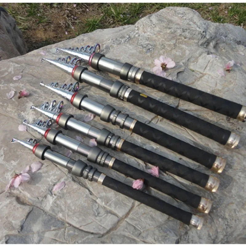 

1.3/1.5/1.8/2.1/2.4/2.7M Super Mini Children Fishing Rod Spinning Carbon Telescopic Fish Pole Short Portable In The Pocket Olta