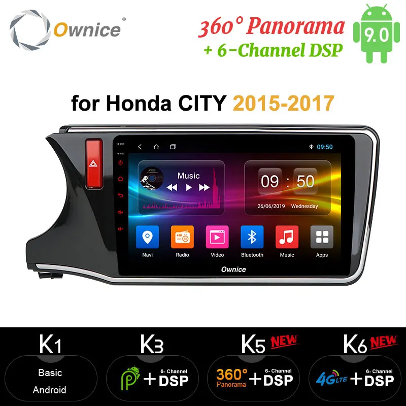 Ownice 4G 64G автомобильное радио Android 9 0 10 1 ''Восьмиядерный GPS Навигация dvd плеер DSP 360