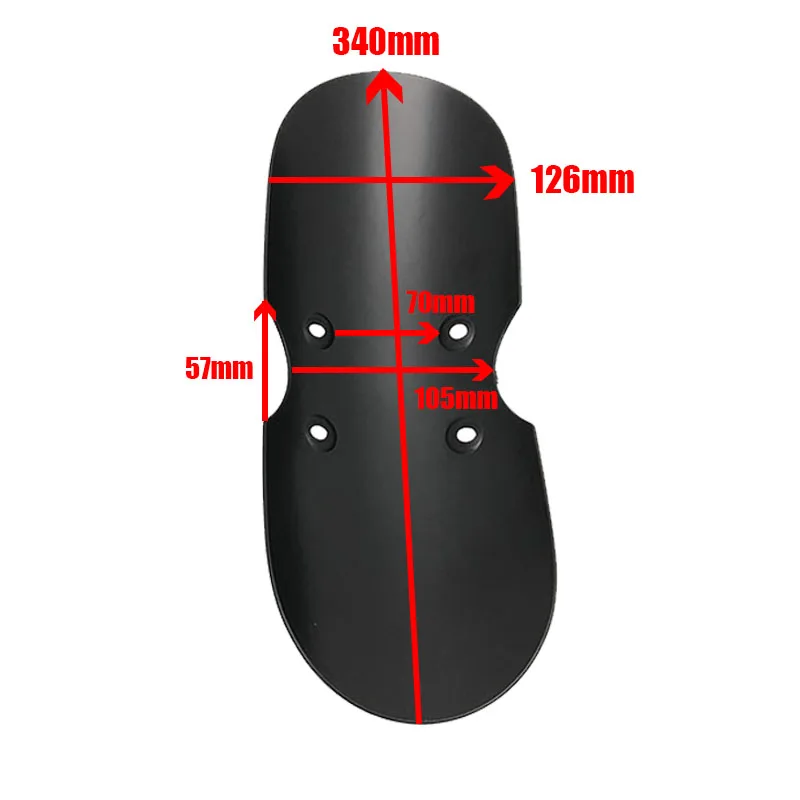 7 Colors Cafe Racer Motorcycle Short Front Fender Mask Splash Mudguard Fairing Chopper fit for Scrambler T100 2001-2016 | Автомобили и