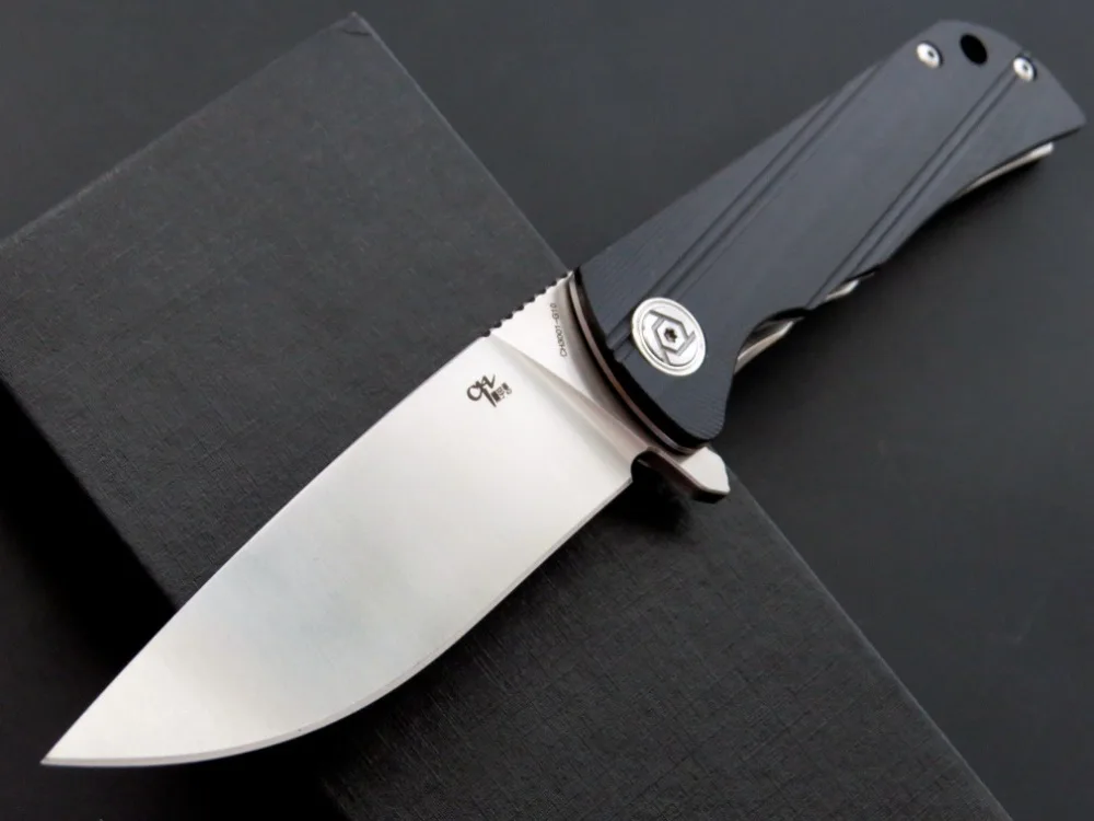 

Складной нож CH3001 G10, карманный клинок С флиппером, лезвие D2, подшипники, для кемпинга, охоты, рыбалки, фруктов, для повседневного использовани...