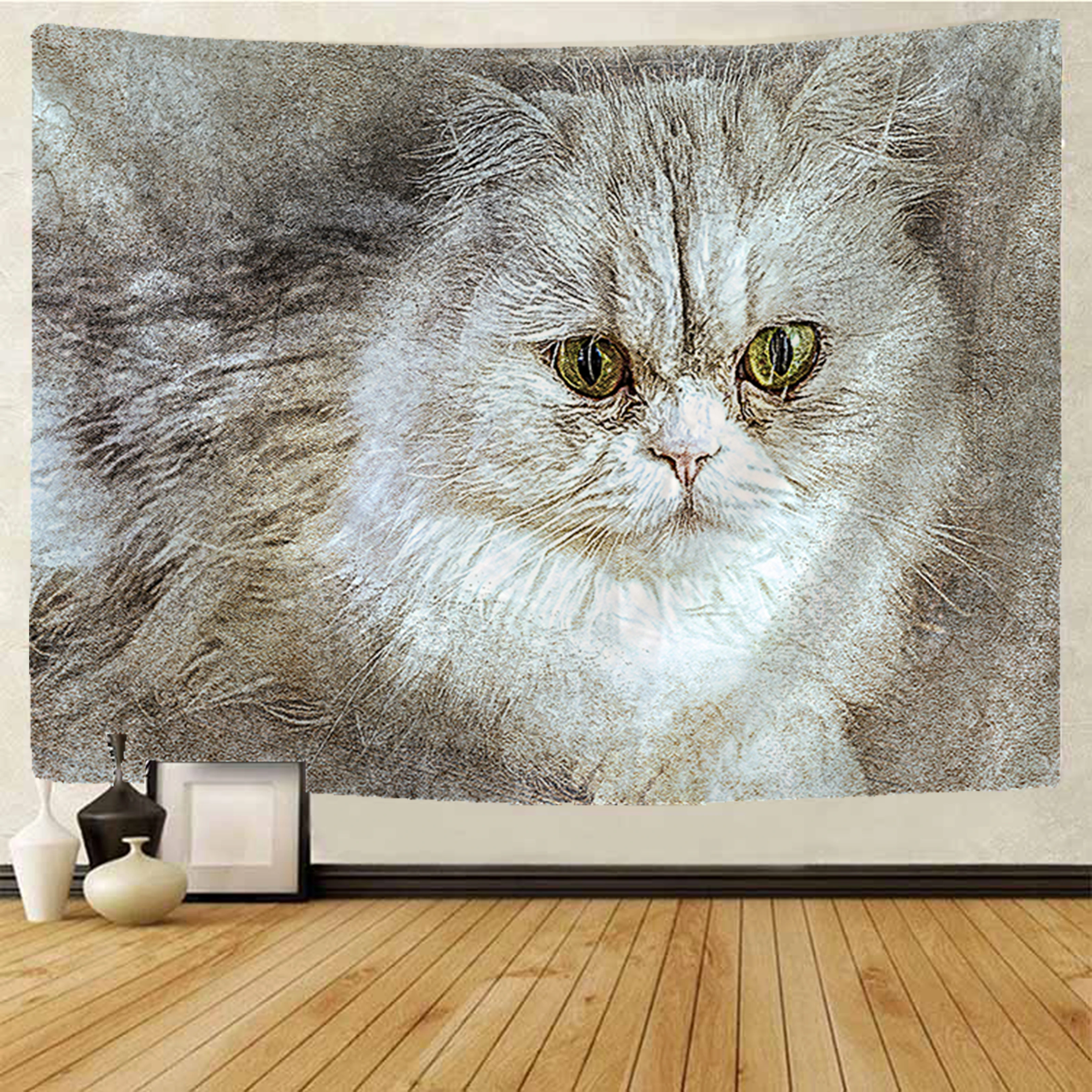 

Cat Tapestry Mandala Tapestry Wall Hanging Bohemian Gypsy Psychedelic Tapiz Witchcraft Tapestry