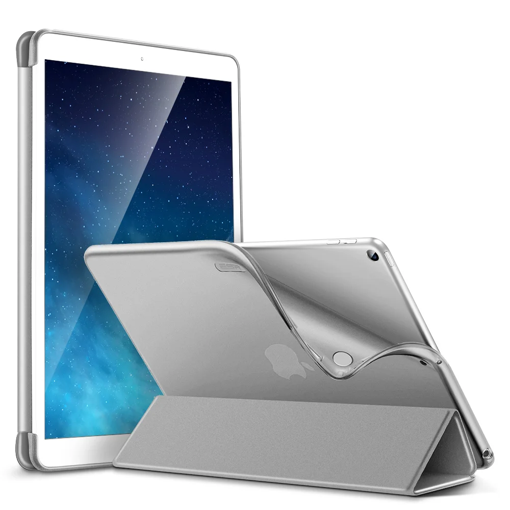 Тонкий умный чехол ESR Rebound для iPad 7th Gen, гибкий чехол из ТПУ с прорезиненным покрытием, чехол-накладка для iPad 7 10," Folio