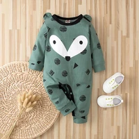 2020new spring and autumn childrens clothing for boys and girls one piece long sleeved climbing clothes newborn cute romper