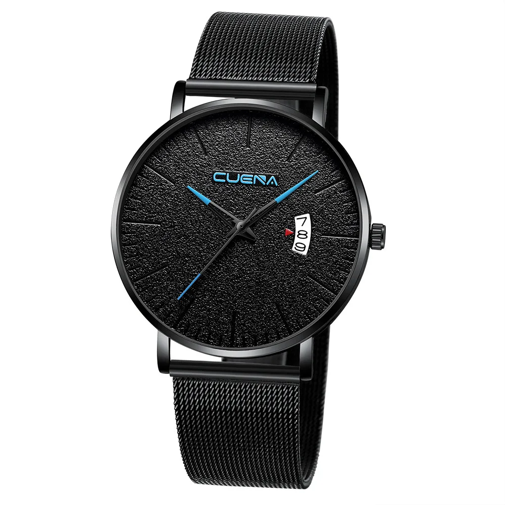 

Men's Watch High-end Watch Quartz Watch Mesh Strap Ultra-thin Single Calendar Stainless Steel Dial Casual Bracelet Watch