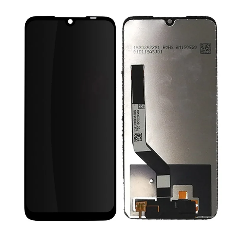 lcd no frame black Для Xiaomi Redmi Note 7 Note7 ЖК-дисплей сенсорный экран в сборе ЖК-дигитайзер Запчасти для сенсорного экрана+ 10 точечный сенсорный экран - Цвет: lcd no frame black