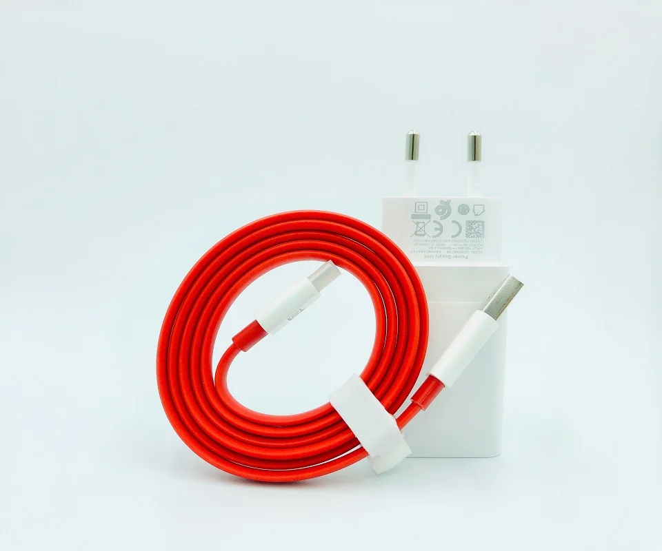 EUcharger 100Flat Оригинальное зарядное устройство Oneplus 7 Pro EU Dash 5V 4A для Oneplus 6T 5T 3T адаптер 1 M/1,5 M плоский круглый кабель usb type C - Тип штекера: EUcharger 100Flat