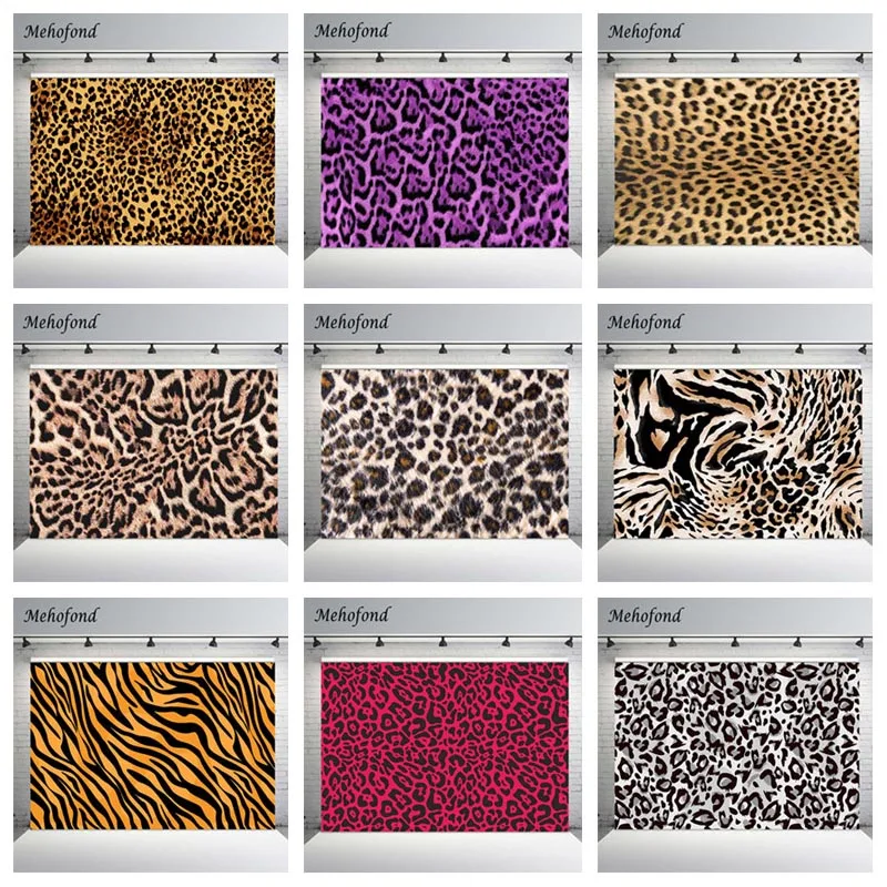 

Модный фон Mehofond с леопардовым узором для фотосъемки новорожденных в студии, портрет, фотозона, текстурный фон
