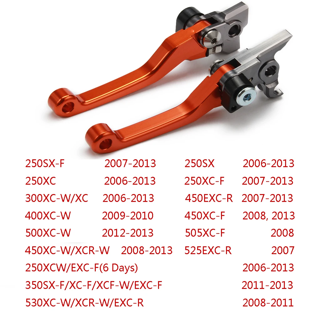Мотоцикл с ЧПУ Сводные сцепные рычаги для KTM SX XC XCW EXCF XCFW SXF МРИ EXCR 125 144 150 200 250 300 350 450 500 - Цвет: Зеленый