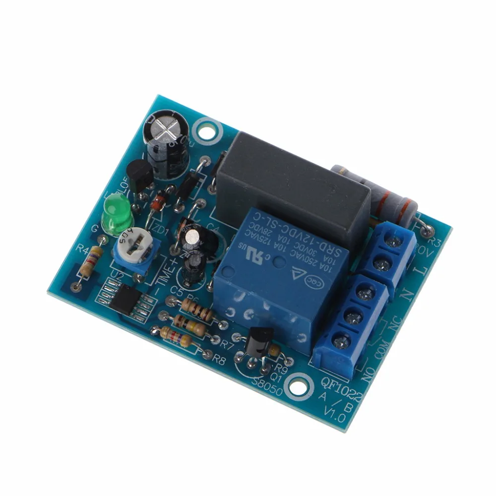 AC 220V Adjustable Timer Delay Switch Turn On/Off Time Relay Module Relays Stable and accurate For household appliances | Обустройство