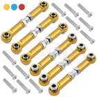 4 шт. регулируемые алюминиевые поворотные пряжки, соединительные детали с наконечниками для автомобилей Himoto E18 118 RC Spino Mastadon, обновленные детали