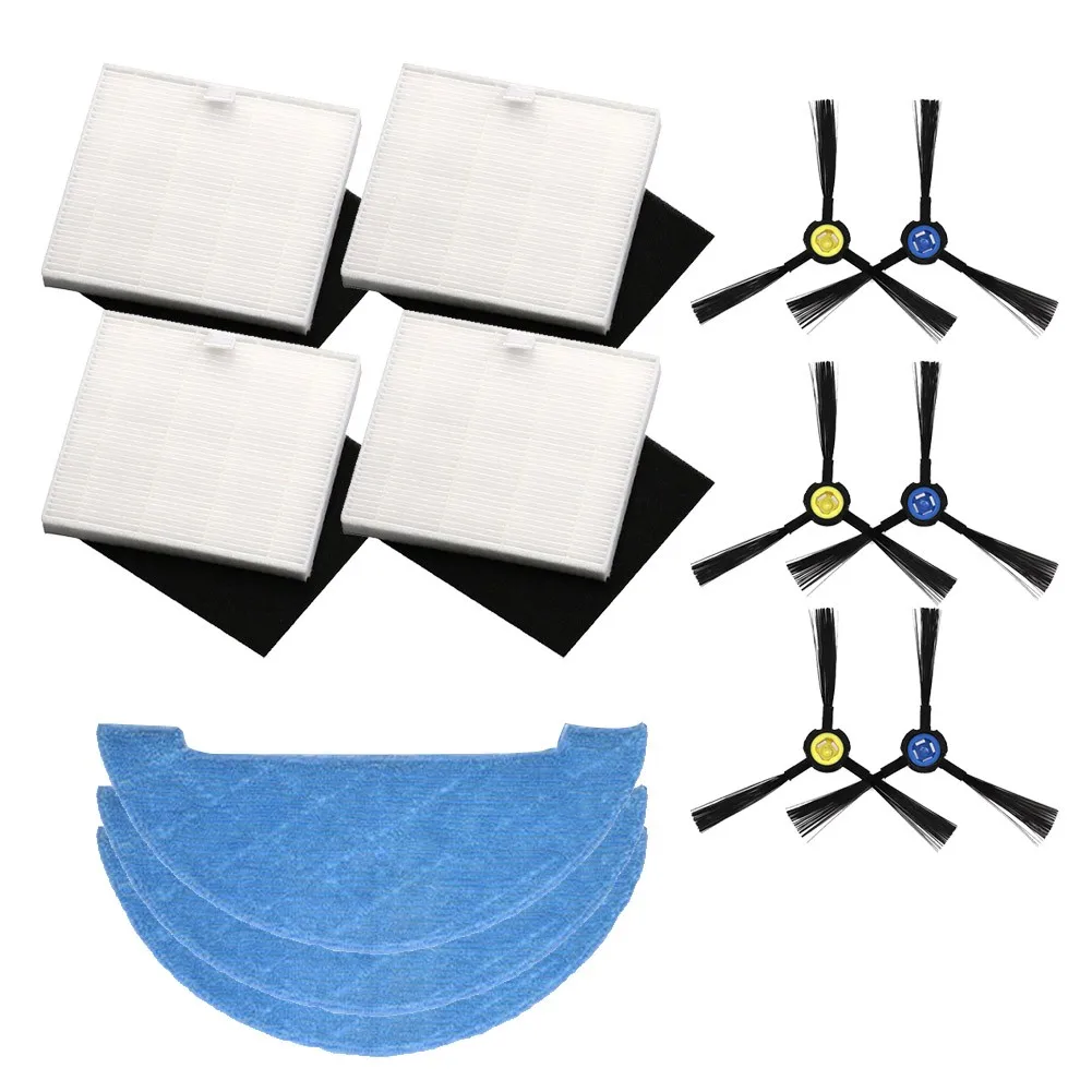 

19pcs/set Replacement Side Brush Filter Mop Cloth Kit For AMIBOT Animal XL Co Robot Sweeping Vacuum Cleaner Parts