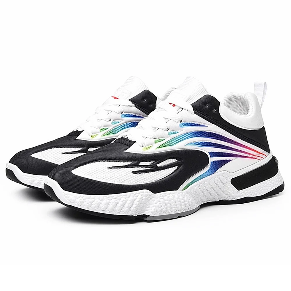 

2021 Men's Breathable Running Dad Shoes Filas Lightweight Clunky Sneakers Size 44 Air Maxs Thick-soled Sports Men's Casual Shoes