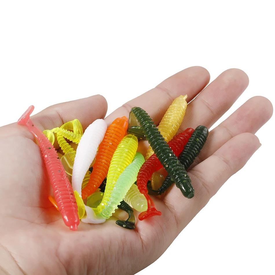 Приманка силиконовая 70 мм 10 шт./лот | Спорт и развлечения