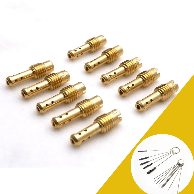 10 шт. иглы для очистки карбюратора MIKUNI VM/TM/TMX VM22/210 AX100 EN GN TZR Размер 15 37 5| |