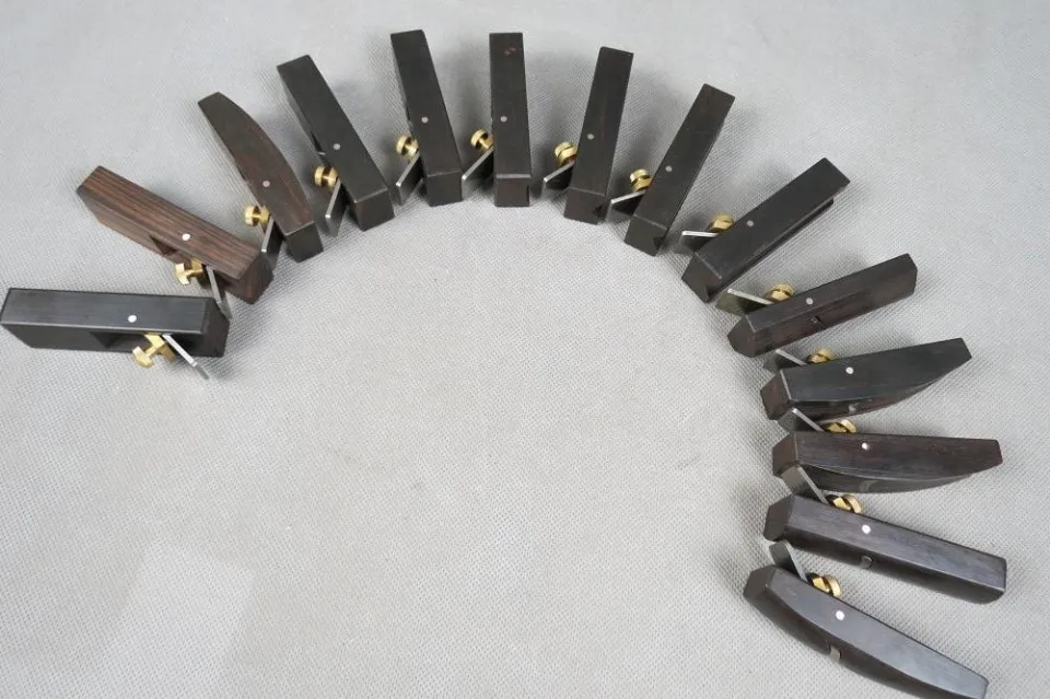 14 шт. различные мини черные японские деревянные самолеты