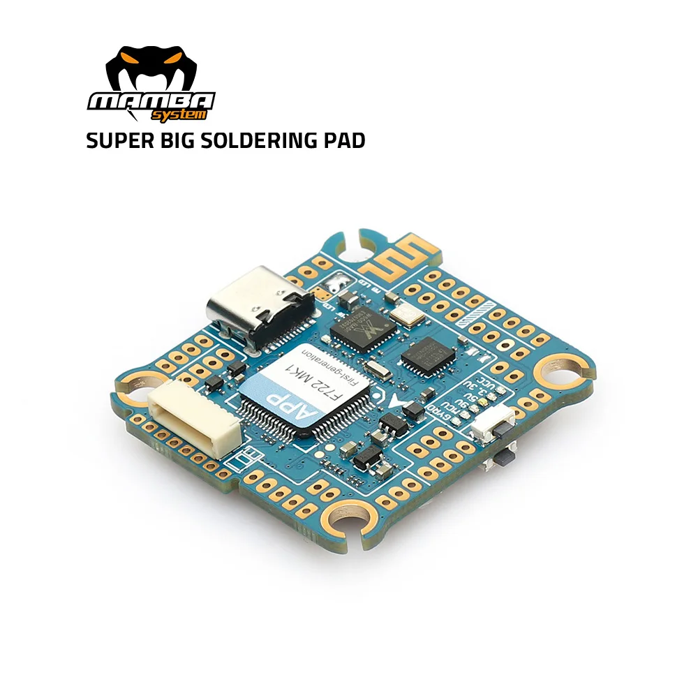 Diatone Mamba F722APP controlador de vuelo WIFI integrado OSD y 5V 9V/ 2A 3A BEC Sensor de corriente Blackbox 16M 30,5mm/M3 Quad-5