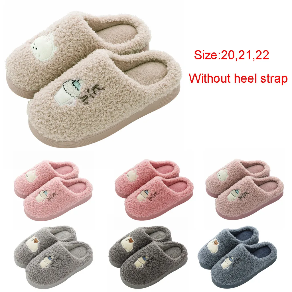 Детские тапочки; домашняя обувь с героями мультфильмов; домашние тапочки для маленьких детей; теплые домашние тапочки с героями мультфильмов для маленьких мальчиков и девочек; зимние тапочки; pantufa