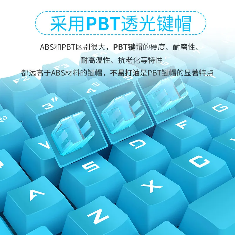 Технология 616 машинное оборудование Handfeel клавиатура PBT клавишная крышка компьютерная настольная периферийная электронная Спортивная игровая клавиатура