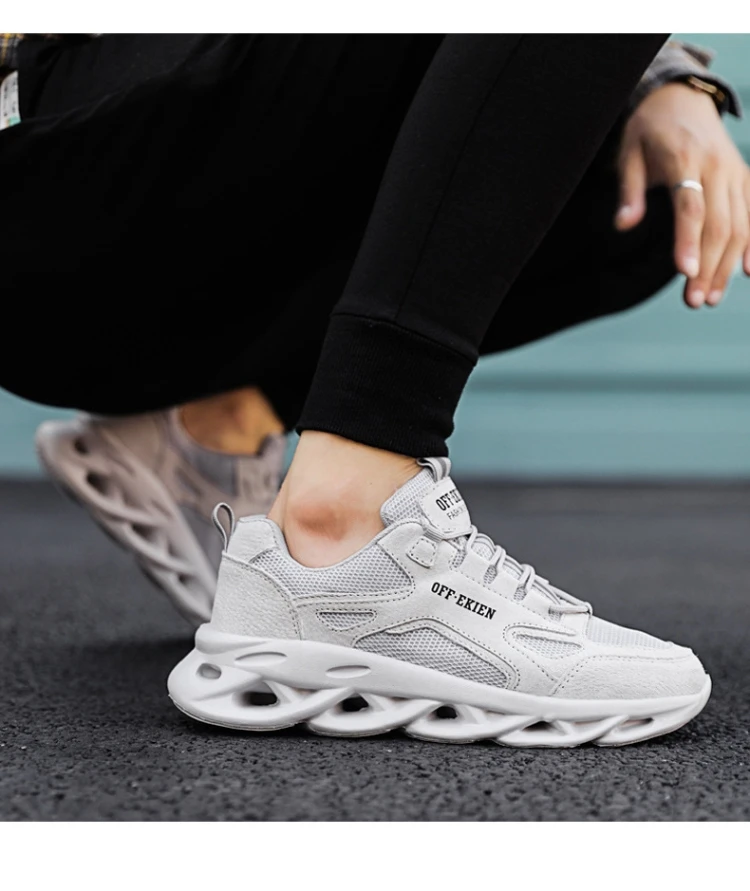 

Fashion Mens Casual Shoes Lace-up Breathable Sneaker Lightweight Platform Sneakers For Mens Zapatillas