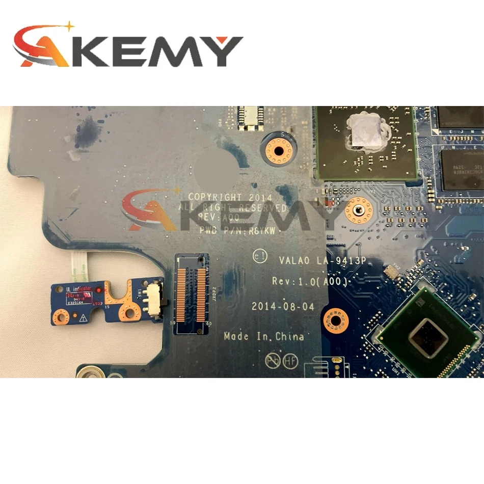 

Original Laptop motherboard For DELL Latitude E6540 SR17C Mainboard CN-0VPH0Y 0VPH0Y VALA0 LA-9413P 216-084203