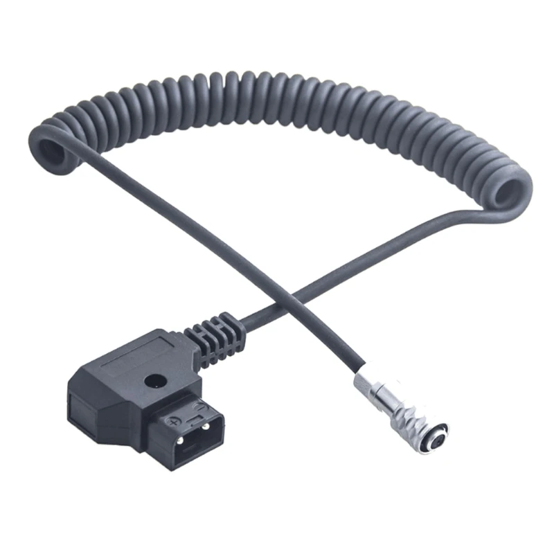 

E65A D-пружина на заказ кабель питания для Weipu SF6 2-контактный Женский Разъем Спиральный шнур для Blackmagic Pocket Cinema Camera BMPCC 4K, cm