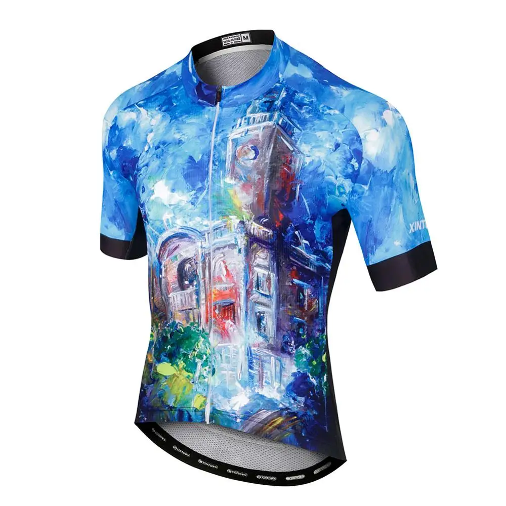 

Mens Cycling Jersey Bike Short Sleeve Jersey Breathable Riding MTB Bicycle Ropa Ciclismo Quick-dry Cycling Clothing