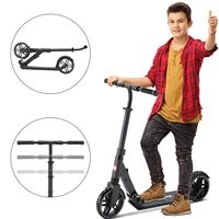 yume a5 children scooters adult kick scooter foldable portable pu 2 wheels sports skateboard with adjustable height