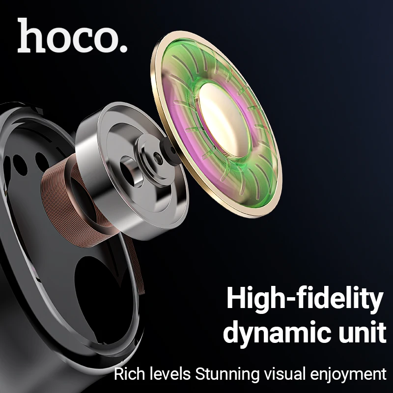 Фото TWS-наушники Hoco EW11 с поддержкой Bluetooth и сенсорным управлением Электроника TWS-наушники Hoco EW11 с поддержкой Bluetooth и сенсорным управлением Электроника
