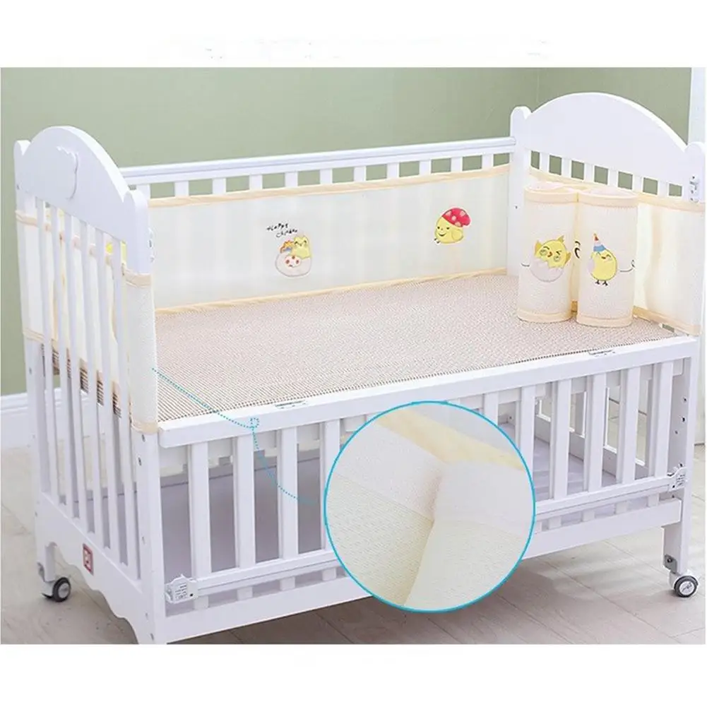 Kidlove/2 шт., детская дышащая защита на кровать с мультяшным принтом, защита на кровать, забор, товары для безопасности детей, уход за ребенком
