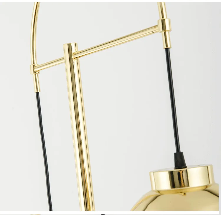 Современный торшер для гостиной светодиодный стеклянный шар настольная лампа