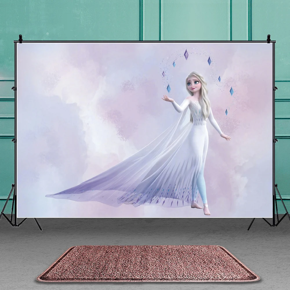 Студийный фон для вечерние съемки в стиле Disney Холодное сердце | Дом и сад
