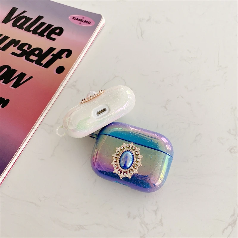 

Suitable for AirPods Pro earphone case Suitable for AirPod 2 3 Colorful raindrop wireless bluetooth earphone protective case