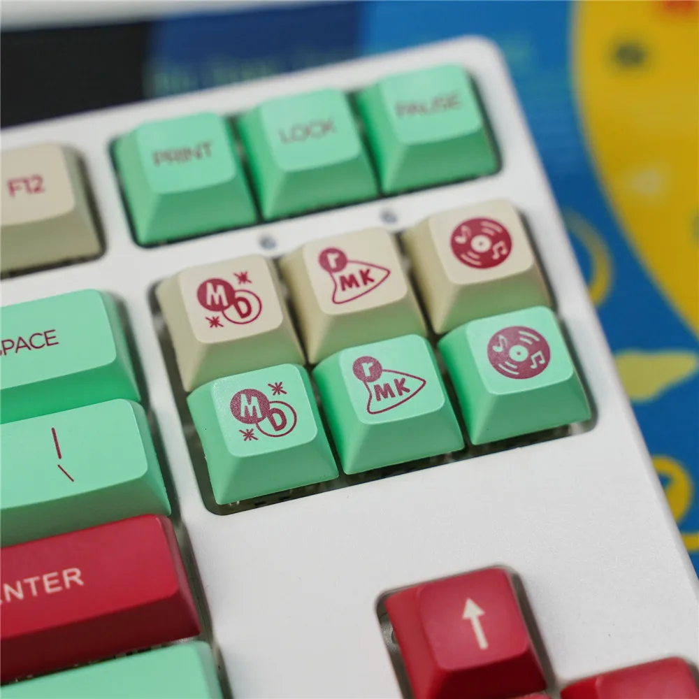 1 комплект колпачки для клавиш XDA profile Jukebox MX switch механическая клавиатура PBT с