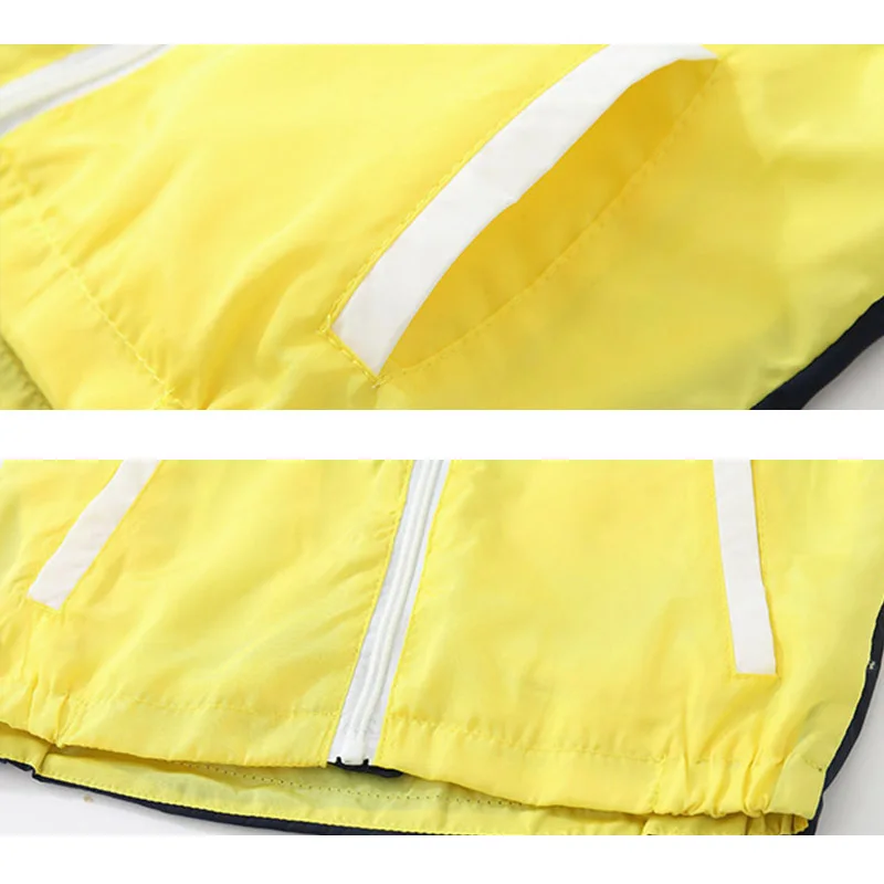 Весенняя Детская куртка с капюшоном ветровка верхняя одежда бейсбольные куртки