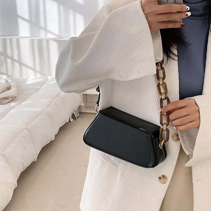

Новинка 2021, модная женская маленькая квадратная сумка на цепочке в стиле ретро, подходящая ко всему сумка-мессенджер на одно плечо, Высокока...