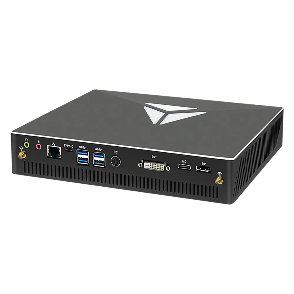 Игровой Настольный ПК Intel Core i9 9900 i7 9700F GTX 1050 2G 2 * DDR4 Мини компьютер Windows 10 M.2 PCIE SSD 4K DP