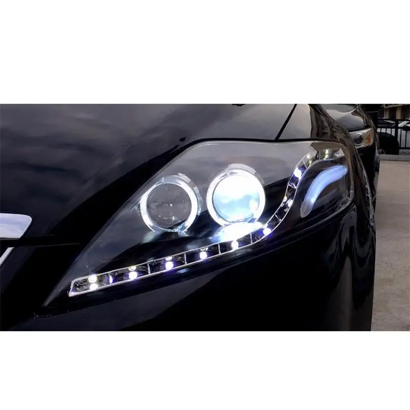 Внешний стиль Luces Para Авто Лампа Cob Led Drl дневные ходовые фары автомобильные огни в сборе 17 18 для Ford Mondeo