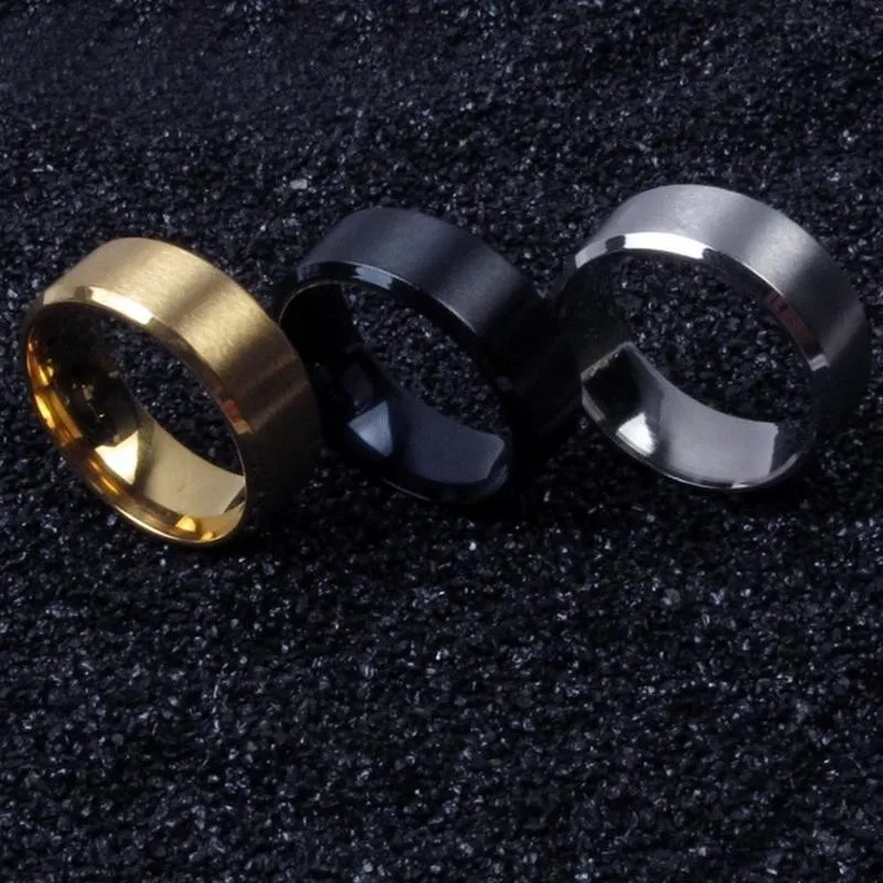 1 шт гладкие золото серебристый черный Вольфрам Карбидное обручальное Ювелирные
