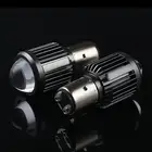 1 шт. светодиодсветодиодный лампы H4 H6 BA20D для мотоциклетных фар CSP белого желтого цвета ближнегодальнего света 3000K 6000K Аксессуары для скутера ATV Противотуманные фары 12 В