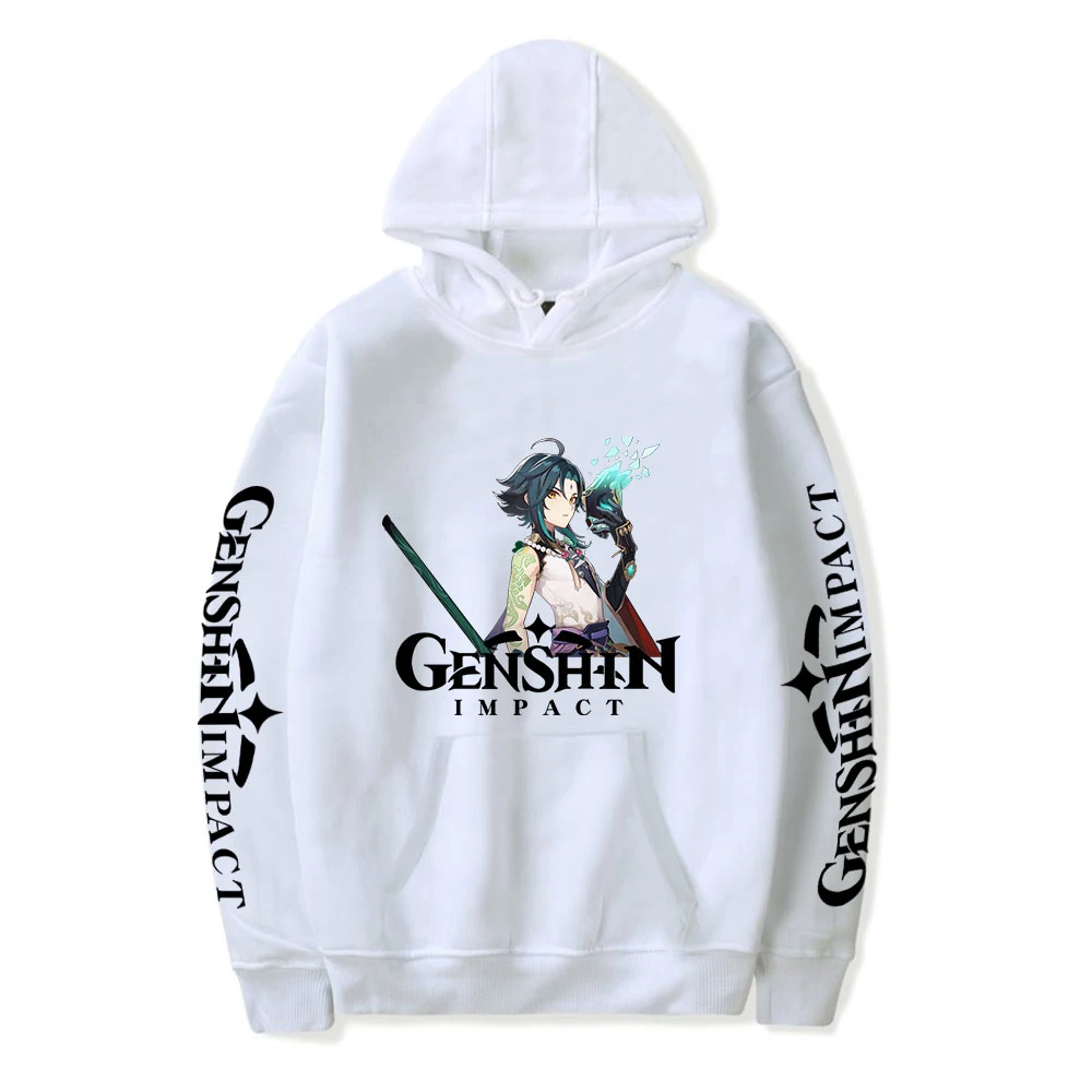 

Cotton Genshin Impact Print Hoodies boys girls Sweatshirts Men Women Spring Autumn Pullover Tracksuit Teen clothes Oversize