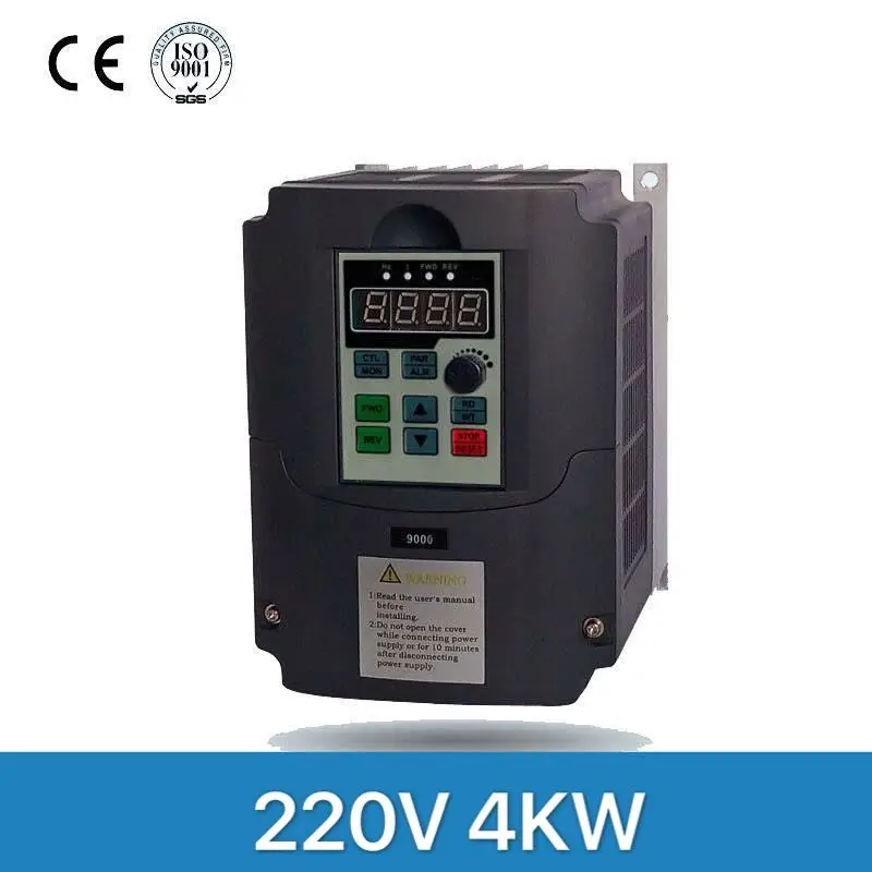 4KW/5.5KW 220 В переменного тока однофазный Вход миниатюрный преобразователь частот