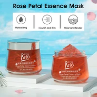 rose flower petal mask sleeping mask moisturizing whitening night mask anti aging anti wrinkle facial mask face care new hot