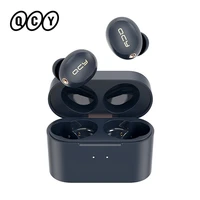 qcy ht01c hybrid anc headphone 35db bluetooth earphone wireless charging tws earbuds active noise cancellation customizing app